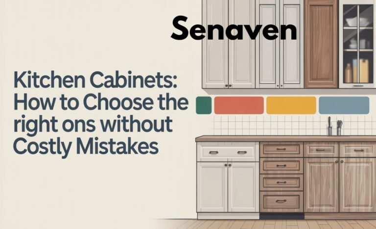 modern kitchen with soft sage green cabinets and brass hardware