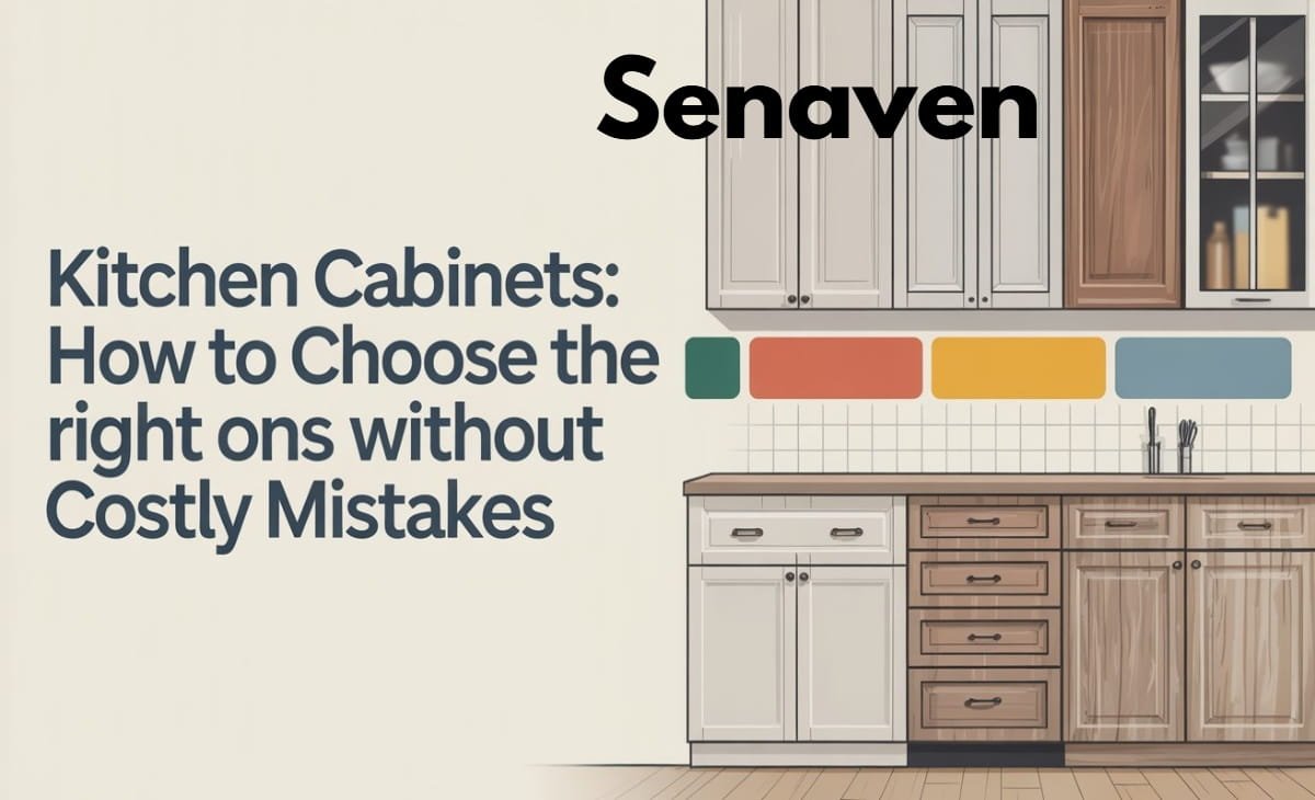 modern kitchen with soft sage green cabinets and brass hardware