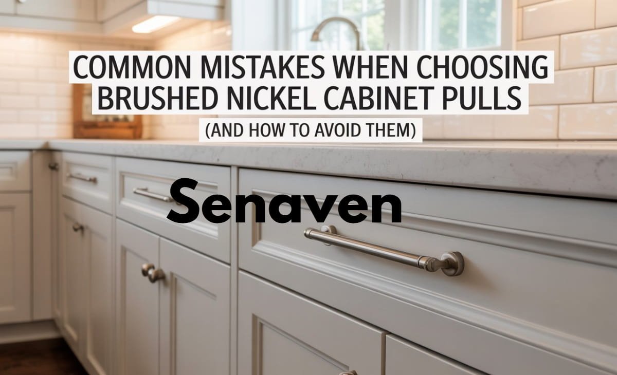 brushed nickel cabinet pulls