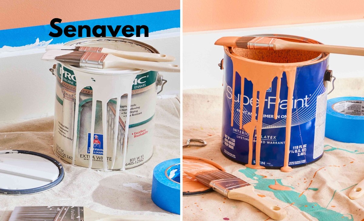 Freshly painted home exterior with modern neutral siding and white trim under natural daylight