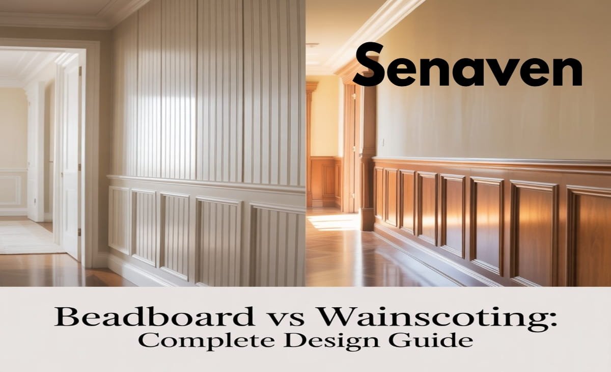 Modern beadboard wall paneling in a bright interior living room with clean, minimalist home design