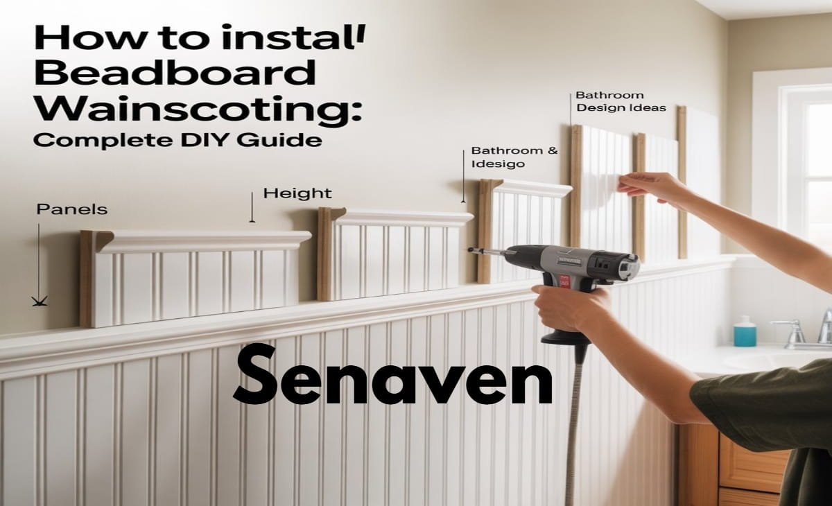 beadboard wainscoting installation step by step on interior wall