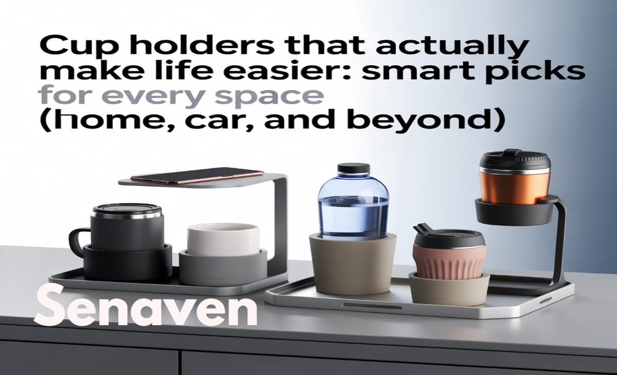 cup holders for couch desk and car showing practical use in everyday spaces