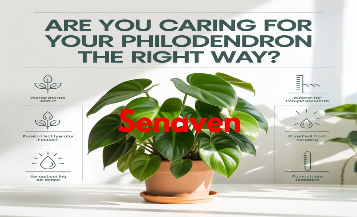 Healthy philodendron plant growing indoors in a modern home environment with natural light