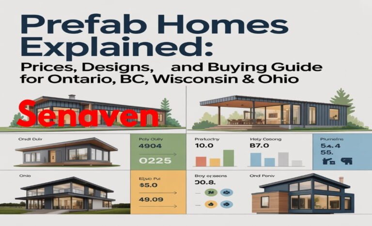 Prefab homes modern design exterior showing modular construction and energy-efficient architecture