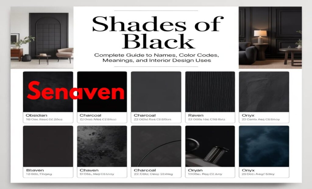 Shades of Black: Complete Guide to Names, Color Codes, Meanings, and ...